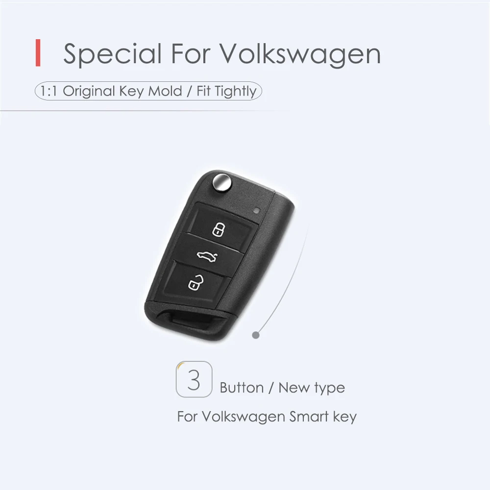 CHSKY TPU чехол для volkswagen vw Golf 7 6 5 golf mk7 mk6 автомобильного ключа автомобильные