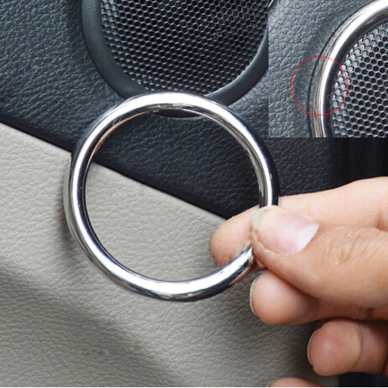 Чехол для динамика Ford Escape Kuga Chrome Door Stereo 2013 2015 2016 2017 2018|ring speaker|speakers chromeford kuga escape |