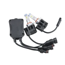 2 шт.* 55 Вт 9005 HB3 5200LM авто светодиодный фары лампы 6000 К лампы 3000 К-6000 К белый Алюминий DC12-24V canbus 9005 HB3 светодиодный лампы