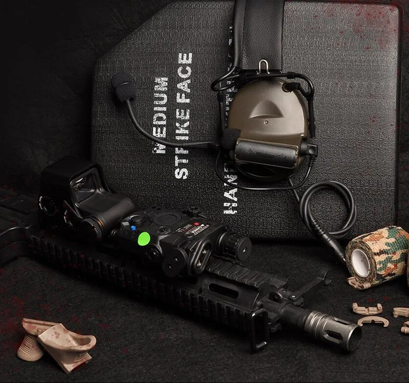 Fone de Ouvido Fone de Ouvido com Cancelamento de Ruído Z-tático Airsoft Elemento Aviação Comtac ii Peltor com Cancelamento de Ruído 2 Softair Esporte 21 Esporte e Lazer