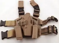 4 in 1 Tactical Military Gun Holster Pouch Hunting Molle Pistol Drop Leg Thigh