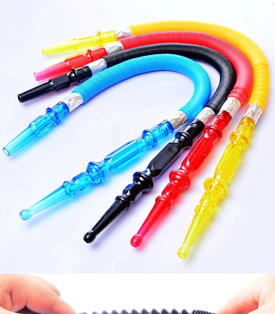 2 PCS Portable Arab Hookah Telescopic 2m Hookah Hose,Free Stretching And Shrinking Chicha Narguile Shisha Pipe Accessories