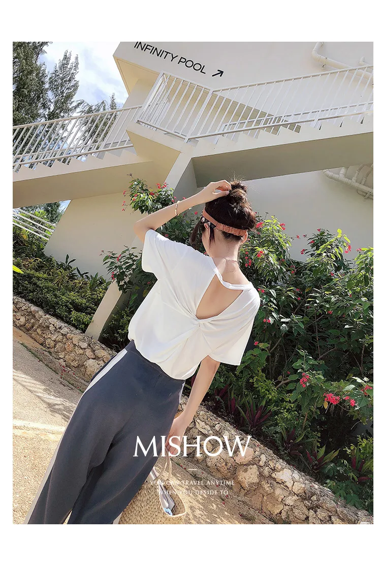 Mishow Женская футболка с коротким рукавом MX18B3370