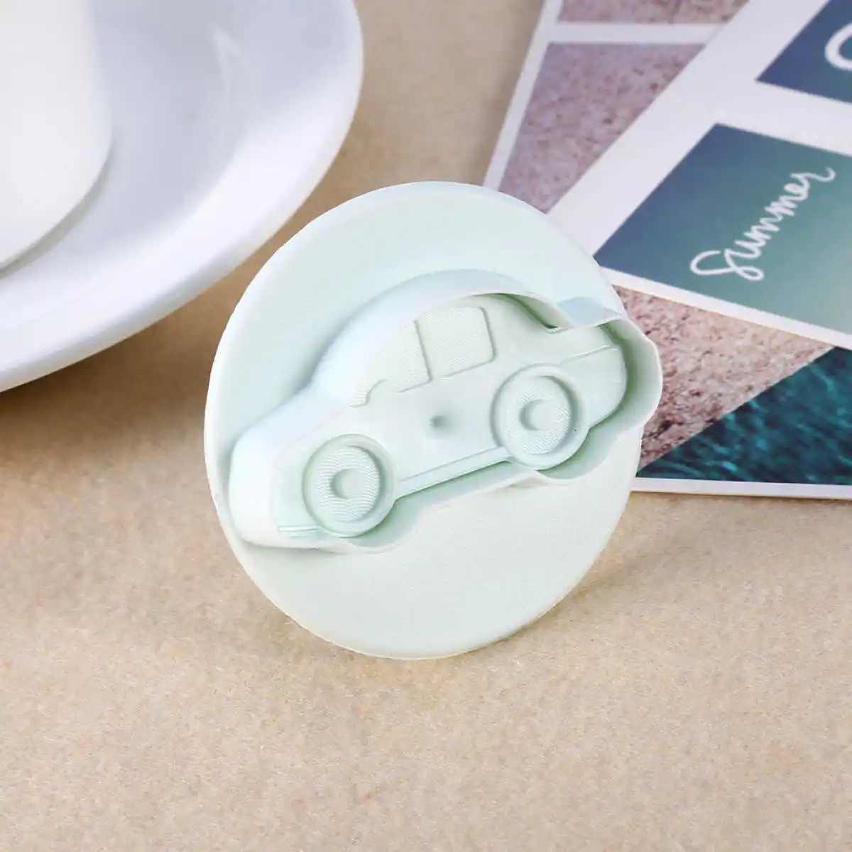 JX-LCLYL 4pcs/lot Car Train Ship Plane Fondant Mold Cutter Cake Cookie Sugarcraft Decor Mould
