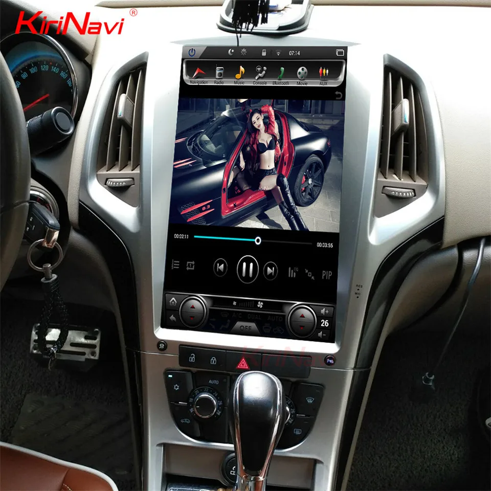 Cheap KiriNavi Vertical Screen Tesla Style Android 7.0 14.1inch Touch Screen Car Multimedia For Opel Sstra J Gps Navigation 2010-2014 1