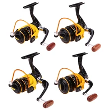 Spinning Reel Aluminum Spool Fishing Reel blue metal wire GA1000 – 7000 series Fish Tackle Wheel