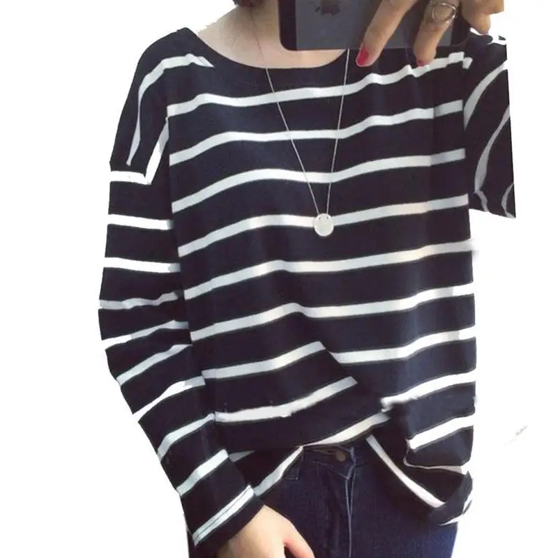 White striped sweatshirt Clearance