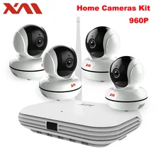 XM 4CH Беспроводная система видеонаблюдения 960 P HD NVR IR Ночная ip-камера wifi камера система безопасности комплекты видеонаблюдения