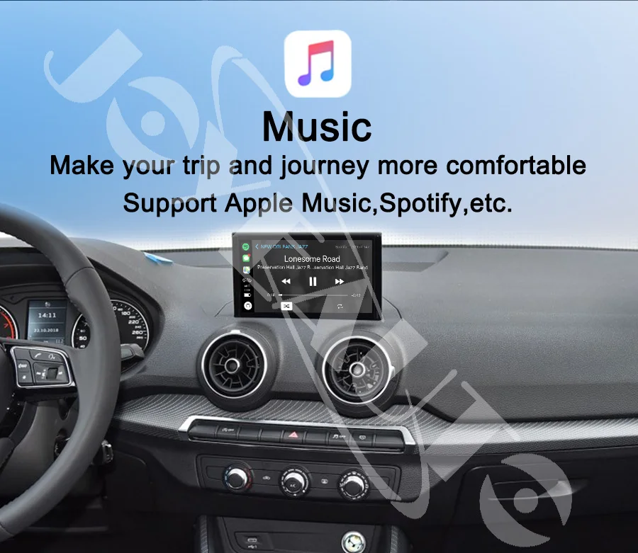 Joyeauto беспроводная Apple Carplay для Audi Q2 B9 MMI Car Play Модифицированная- Android/iOS зеркальная поддержка фронтальная камера заднего вида