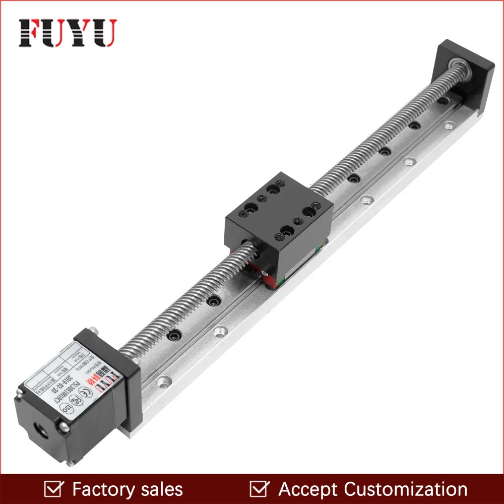 

50~300mm Mini CNC Linear Guide Stage Actuator Rail Screw Lead Motion Linear Slide Table Nema Stepper Motor