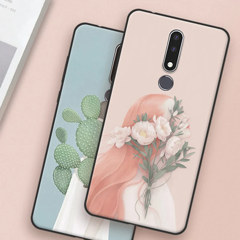 Чехол для Nokia 3 1 Plus силиконовая Мягкая задняя крышка из ТПУ чехол телефона + 2018 TA 1118