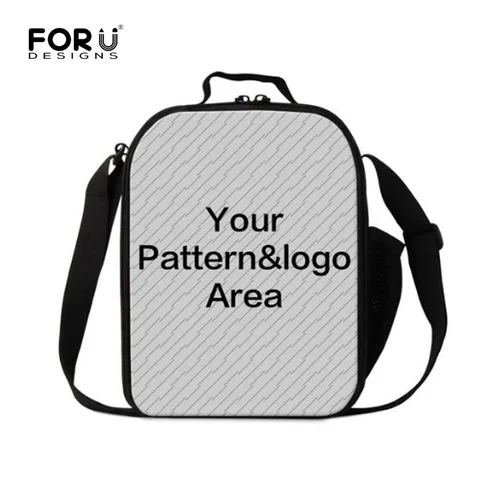 Bolsas de Almoço Caixa de Almoço da Escola para Crianças Bolsa de Armazenamento Forudesigns Isolado Térmico Personalidade Personalizar Meninas Meninos Alimentos Ombro