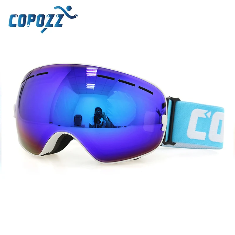 Copozz поляризованные лыжные очки с двойными линзами UV400 противотуманные gafas