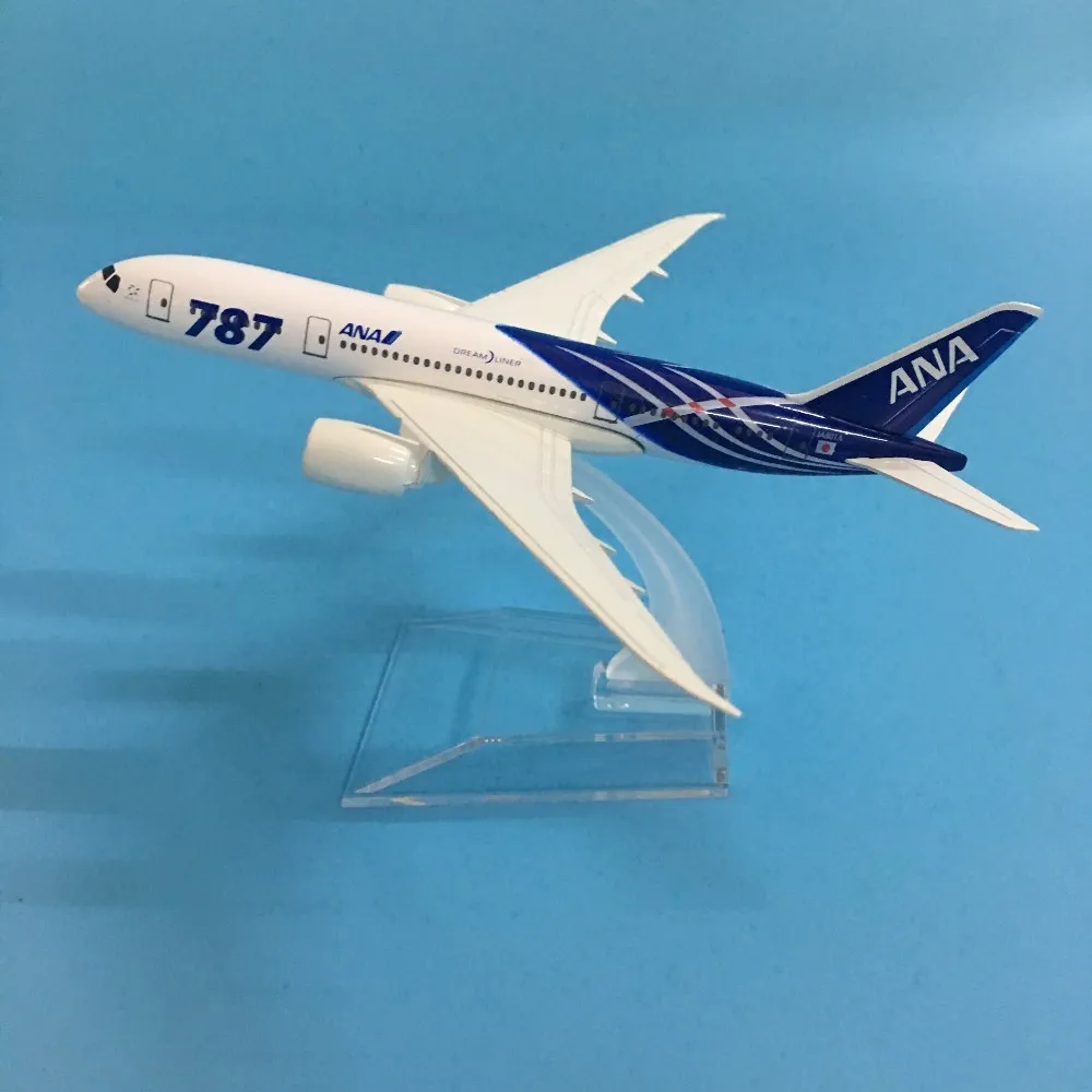 16 см сплав металла Япония AIR ANA AIRLINES BOEING 787 B787 JA8961 AIRWAYS модель самолета Модель самолета W Стенд самолет подарок игрушки