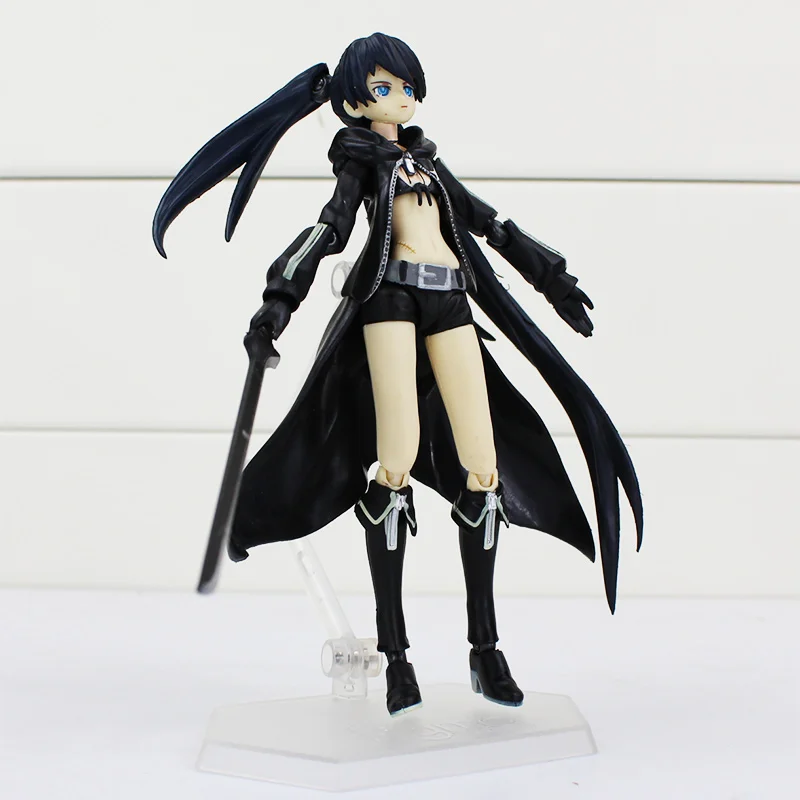 

Anime Black Rock Shooter Figma PVC Action Figure Collectible Model Toy 14cm