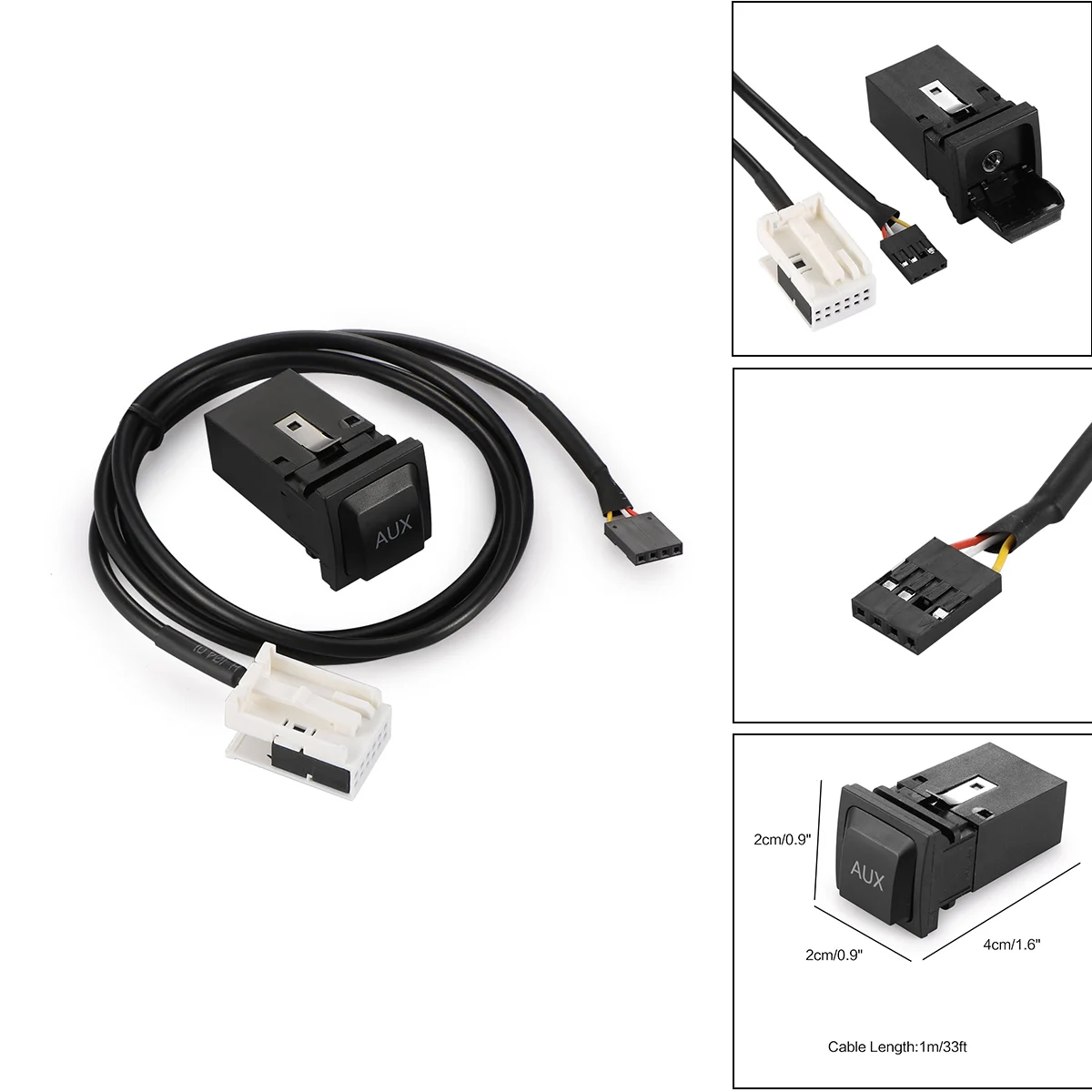Автомобильный USB AUX вход адаптер переключатель и кабель провод для RRCD510/310 +/300 + Magotan