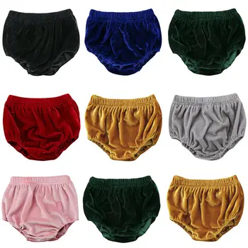 

0-3Y Newborn Toddler Kids Baby Boy Girl Velvet Bottoms Infant Bloomer Shorts Briefs Diaper Cover Panties 2018