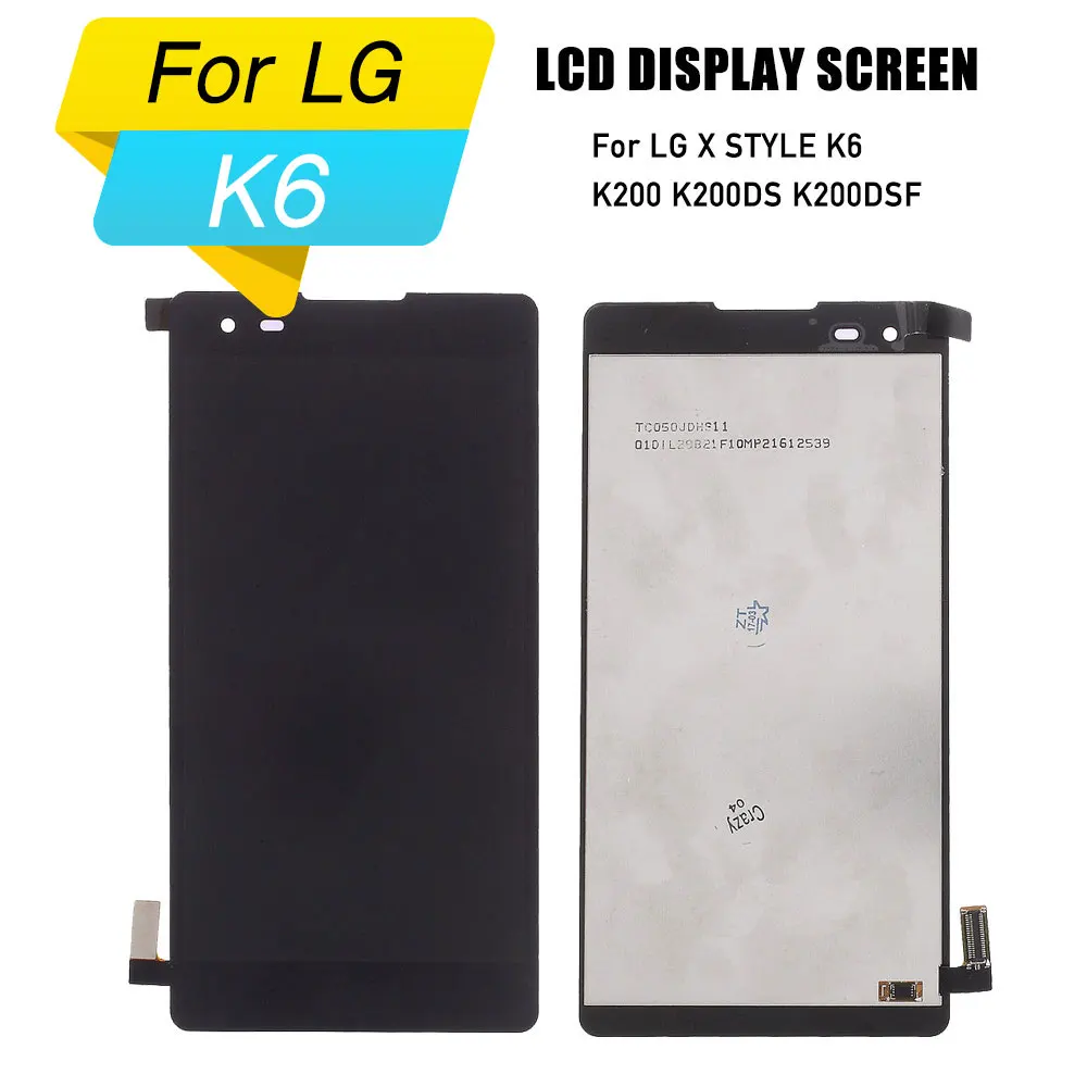 

lcd display touch screen for LG X style digitizer screen for LG K6 lcd screen digitizer assembly for LG K6 K200 K200DS K200DSF