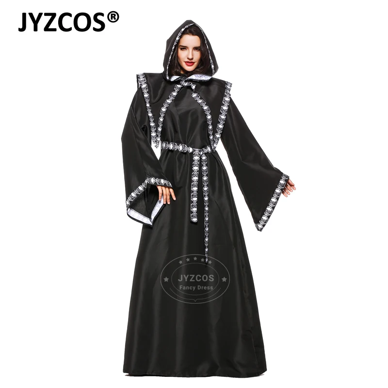 JYZCOS Adult Death Scythe Cosplay Costume Wizard Costumes (6)