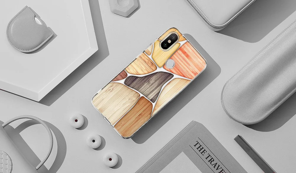 KMUYSL floor wooden timber Wood and flower Silicone Case Cover for Xiaomi Mi A2 Lite Redmi 6 6A Note 5 5A Pro Prime S2 Y2 6X A1