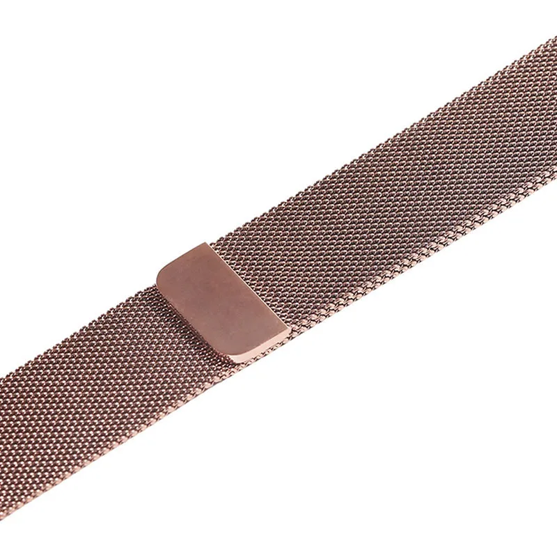 BUMVOR Milanese loop Series 5 4 3 2 1 золотой ремешок для Apple Watch ремешок для iwatch из нержавеющей стали магнитные регулируемые пряжки для ремня - Цвет ремешка: Pink Gold