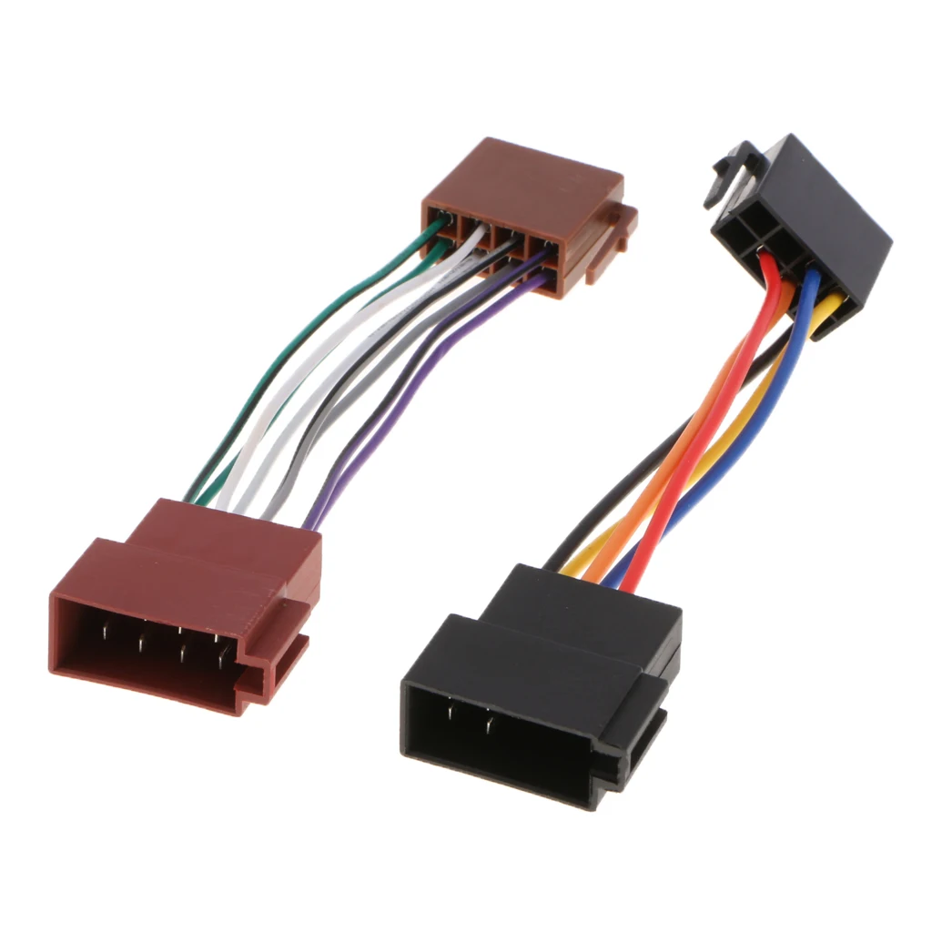 ISO Car Radio Wire Cable Wiring Harness Stereo Adapter Connector for VW