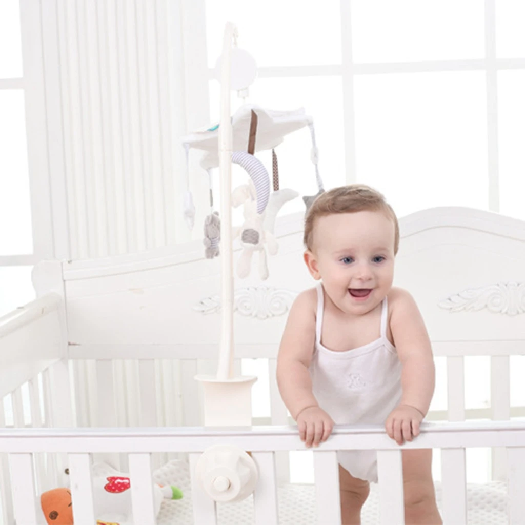 Baby Bed Bell Animal Musical Crib Mobile Hanging Rattles Kid Early Education Toys