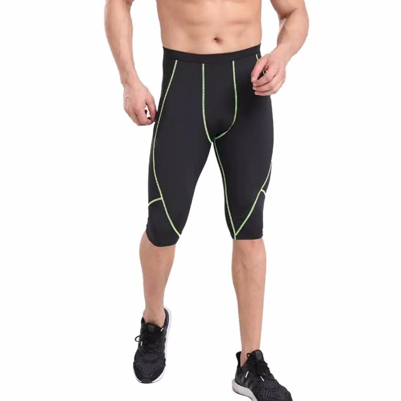 Mens Compression LeggingsRunning Base Layer Fitness Trousers Tights Sport Training Gym Wear