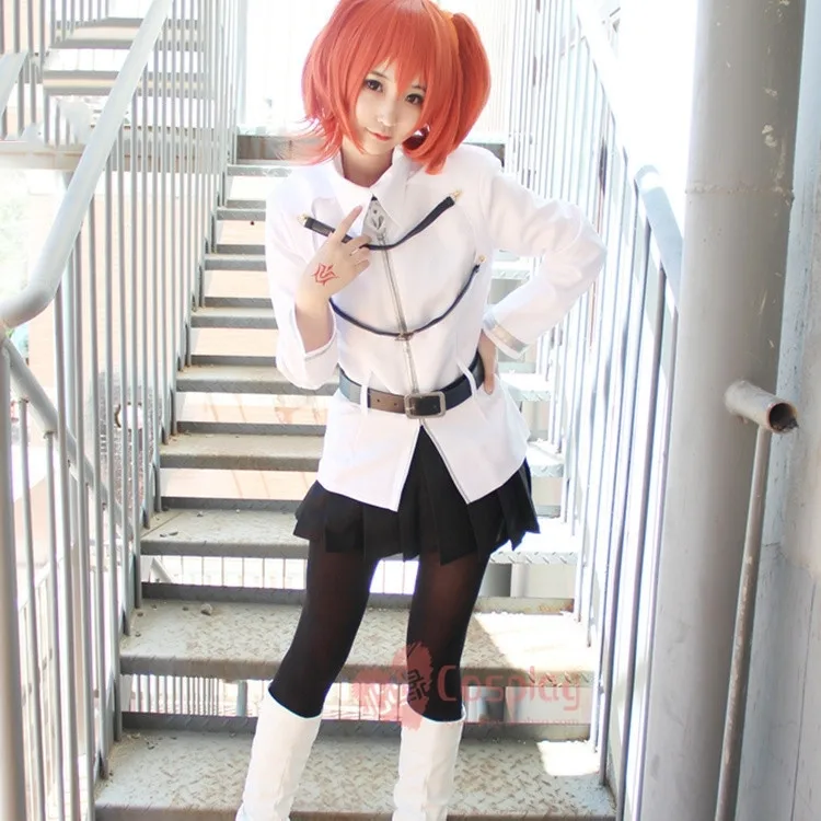 

[Stock]+Wig Shoes Game Anime Fate Grand Order FGO Figure Gudako Chaldea Magical Suit Cosplay Costume for Women New Free Shipping