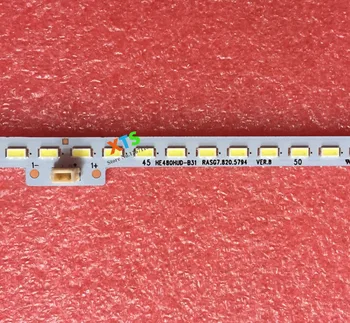 

1 pieces/lot LED Backlight strip For LED48K461X3DU SSY-1134284-A 4224 HE480HUD-B31/SO RSAG7.820.5794 84Leds 600mm