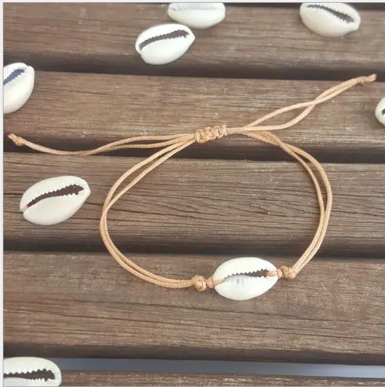 

1pc Hot Sale Fashion Wholesale paua genuine cowrie sea shell bracelet in adjustable 8461
