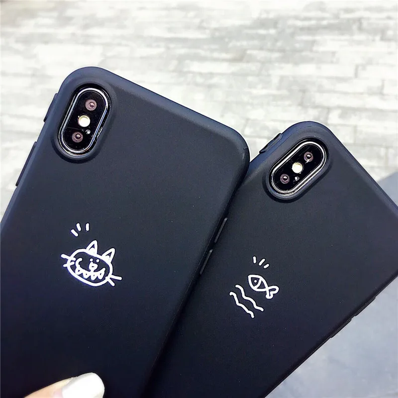 Защитный чехол для телефона Apple iPhone XS Max мягкий из ТПУ с черной веревкой милым