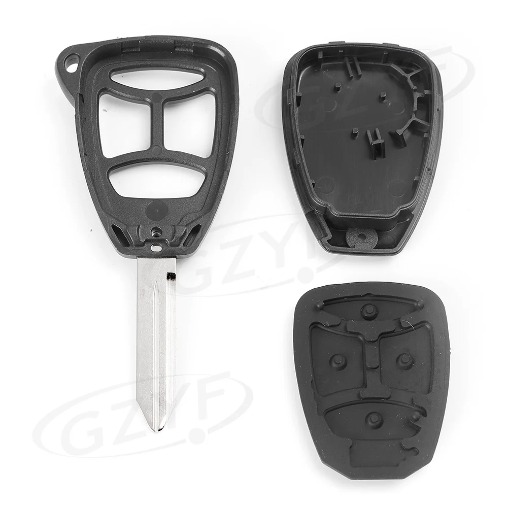4 Button Remote Car Key Shell Case for 2008 Dodge Ram 1500 Replacement Fob Case