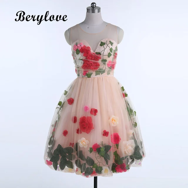 Flowers Dresses for Prom