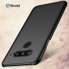Case For LG V40 ThinQ Luxury Plastic Matte Phone cases Slim Hard PC Back Cover sFor