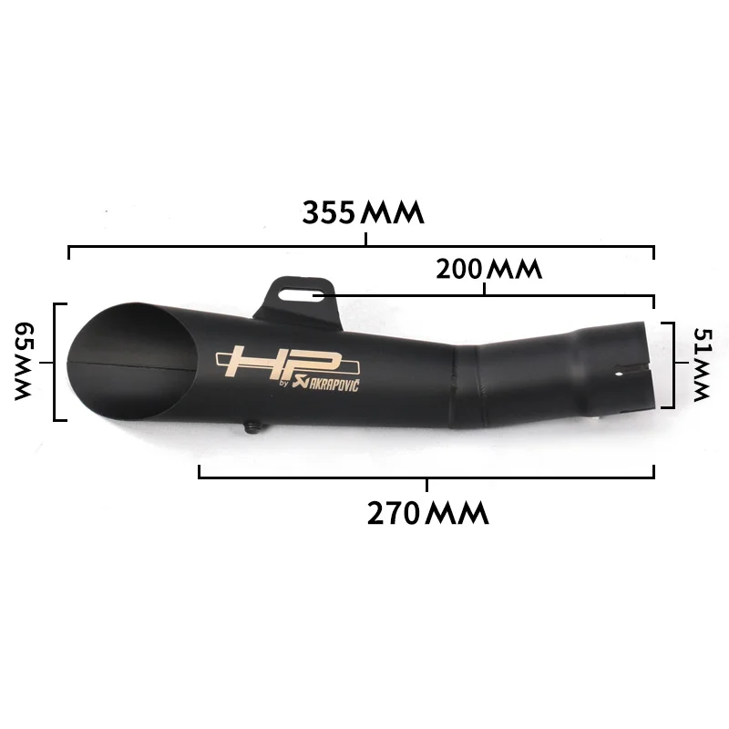 38 ~ 51 мм Универсальный GP HP мотоцикл глушитель модифицированный Escape для Yamaha YZF R6 из