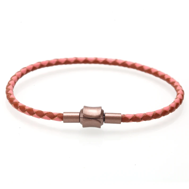 Mcllroy Couple bracelet/for men women/leather chain charm bracelets bangles handmade diy male female jewelry Accessories 6 color