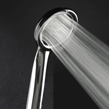 

1PC Pressurized Nozzle Shower Head ABS Bathroom Accessories High Pressure Water Saving Rainfall Chrome Shower Head
