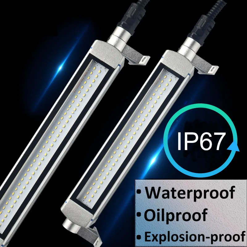 6 шт./кор. IP67 Водонепроницаемый Oilproof ЧПУ фары 24 В/220 В светодиодный машины металлические взрывозащищенные 360 градусов вращение работы лампы