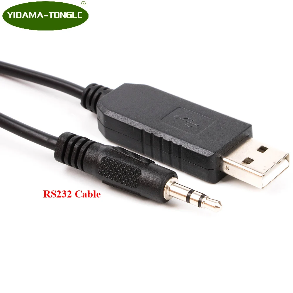 USB RS232 к 3 5 мм последовательный преобразователь адаптер мини аудио разъем стерео