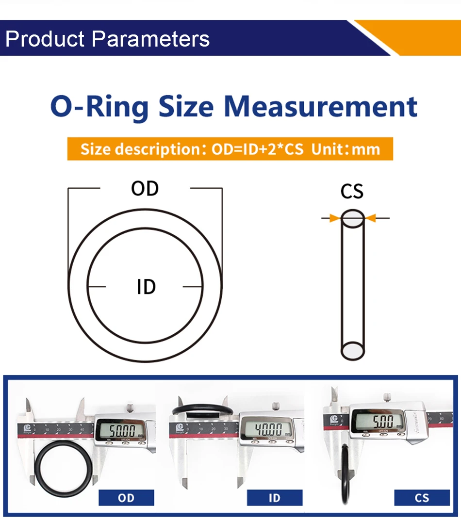 100 шт./лот Черный NBR уплотнительное кольцо 2,5 мм Толщина 7/8/9/10/11/12/13/14/15/16/17/18/19/20 мм OD уплотнительное кольцо Уплотнительная резиновая прокладка шайба
