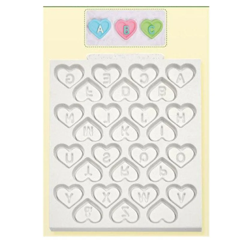 

Heart Shaped Silicone Mold Chocolate Cake Soft Ceramic Candy Mold Cooking Decoration Cake Tool E081