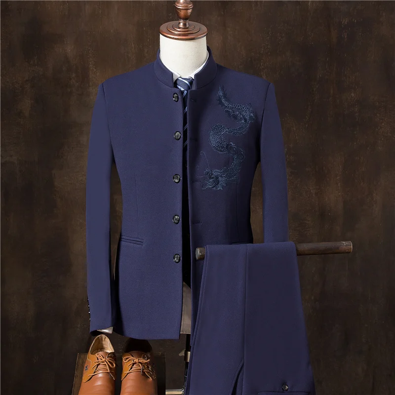 costume col mao mariage