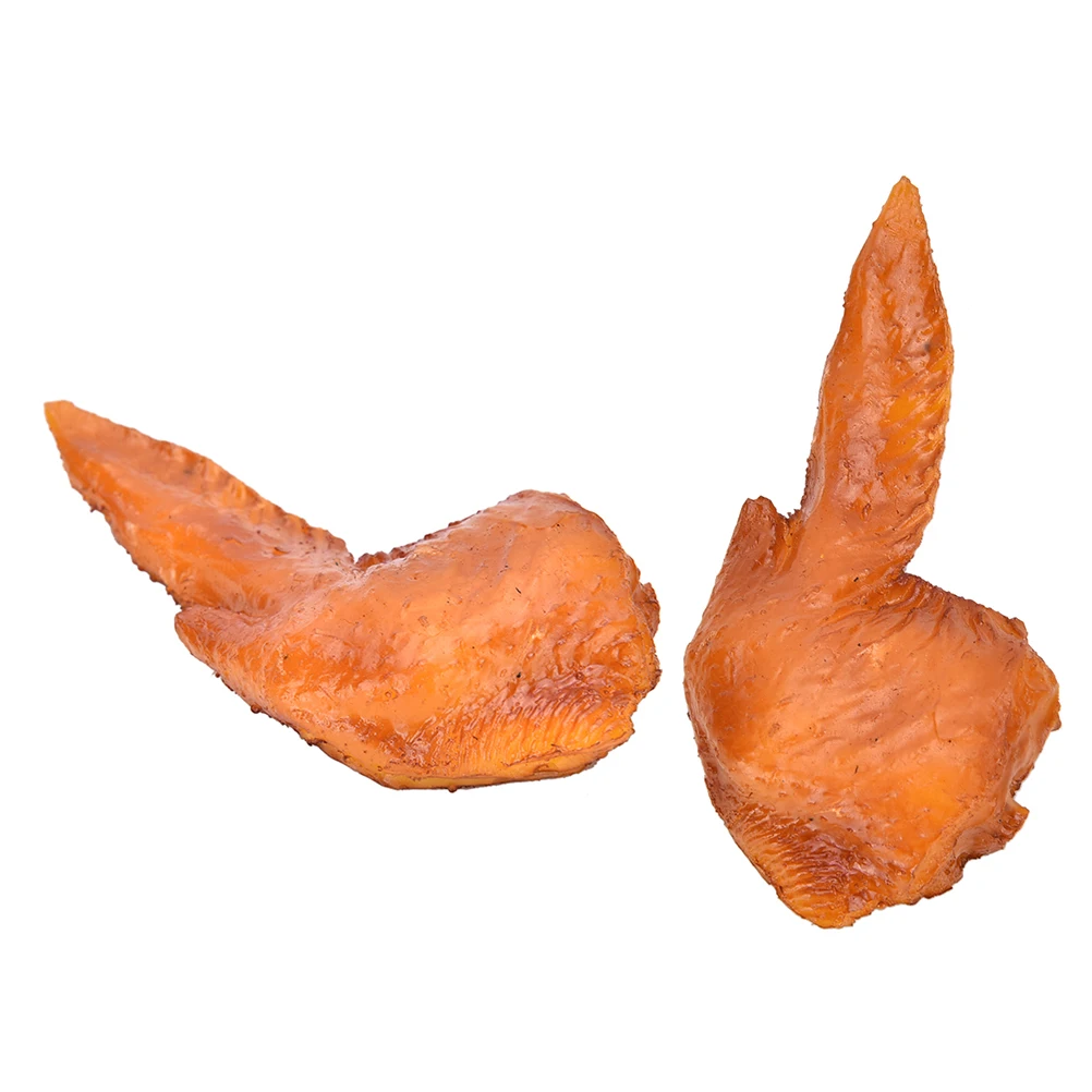 1PC 10X5cm Artificial Chicken Wings High Simulation Fake Food Models
