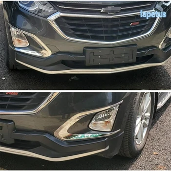 

Lapetus Chrome Front Fog Lights Lamp Eyelid Eyebrow Strip Decoration Frame Cover Trim ABS Fit For Chevrolet Equinox 2017 - 2020