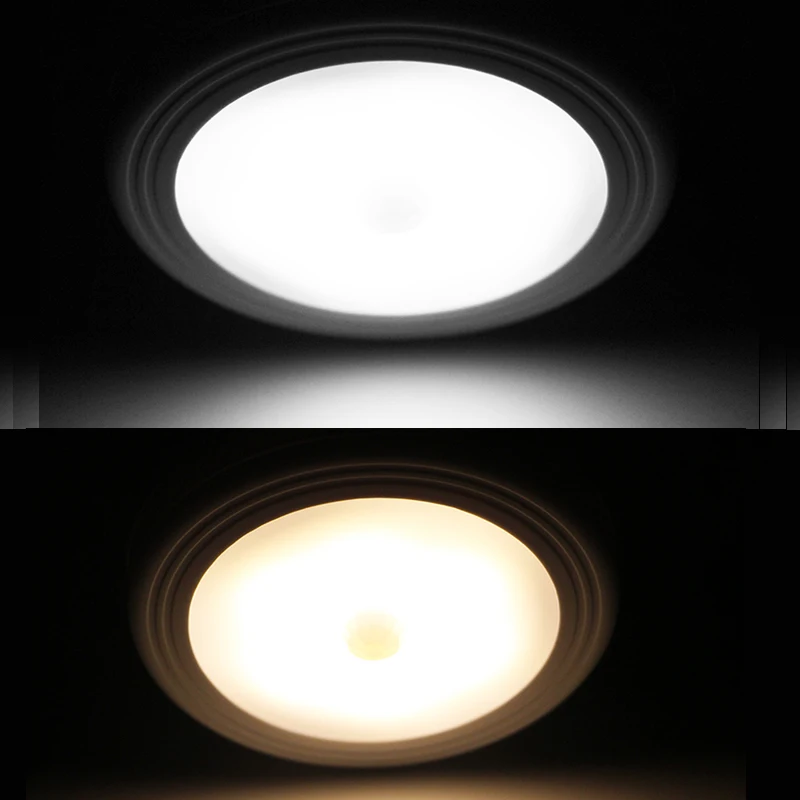 PIR датчик движения светодиодный ночной Светильник беспроводной батарея активированный детектор шкаф светильник s прихожая спальня кухня настенный и потолочный светильник