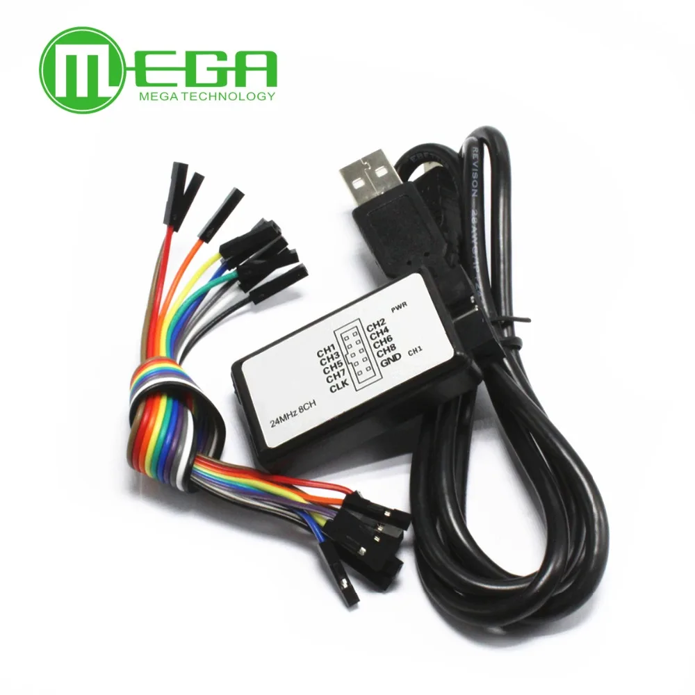 

1sets New Arrival USB Logic Analyze 24M 8CH Automation Kits