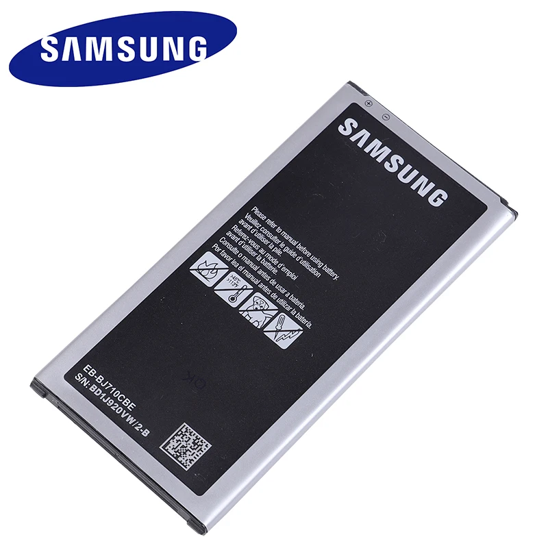 Оригинальная батарея Samsung EB-BJ710CBE EB-BJ710CBC для GALAXY версия J7 SM-J7109 J7108 J710F J710K J710H J710M 3300 МА-ч