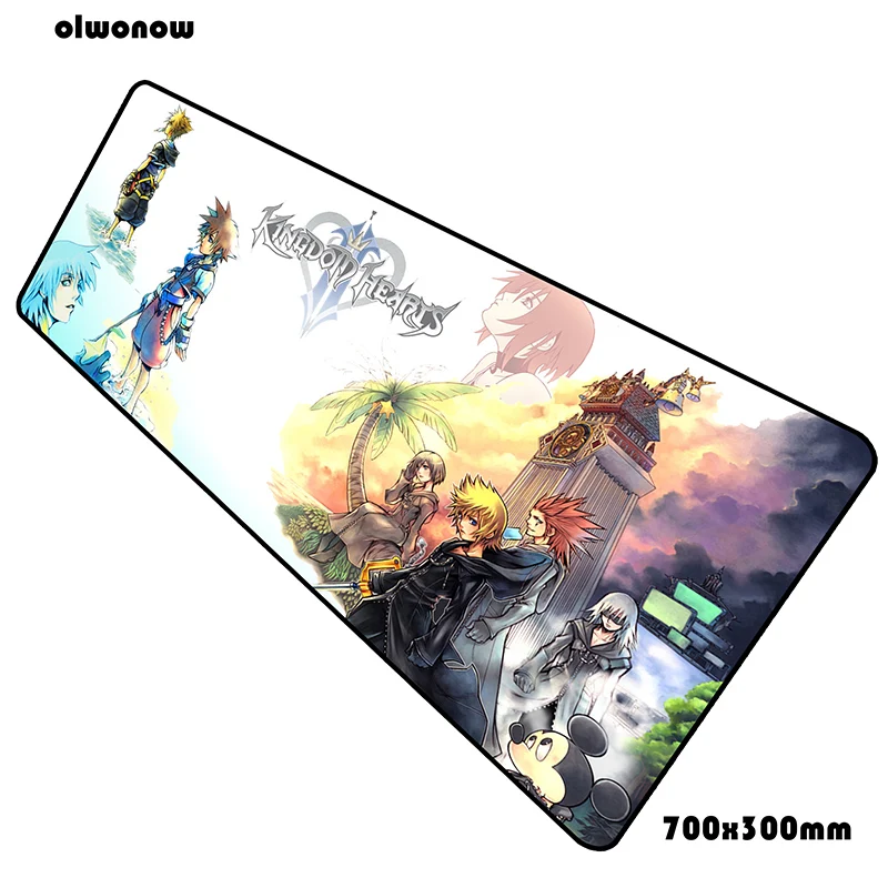 Kingdom hearts коврик для мыши 700x300x3 мм 3d компьютерный коврик для мыши геймерский геймпад pc HD игровой коврик для мыши офисный коврик для мыши