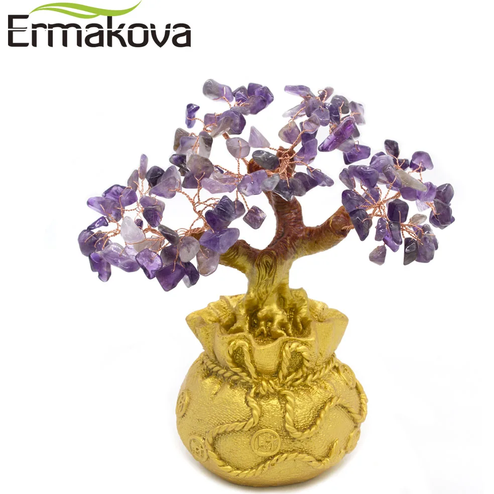 ERMAKOVA 6 7 Кристалл денежное дерево бонсай Стиль богатство удача Feng Shui принесет